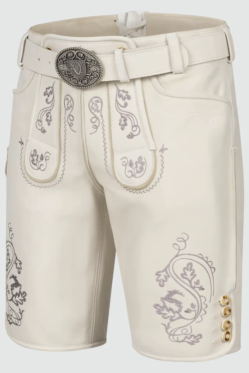 Kruger Men's Lederhosen "Evan" with Belt