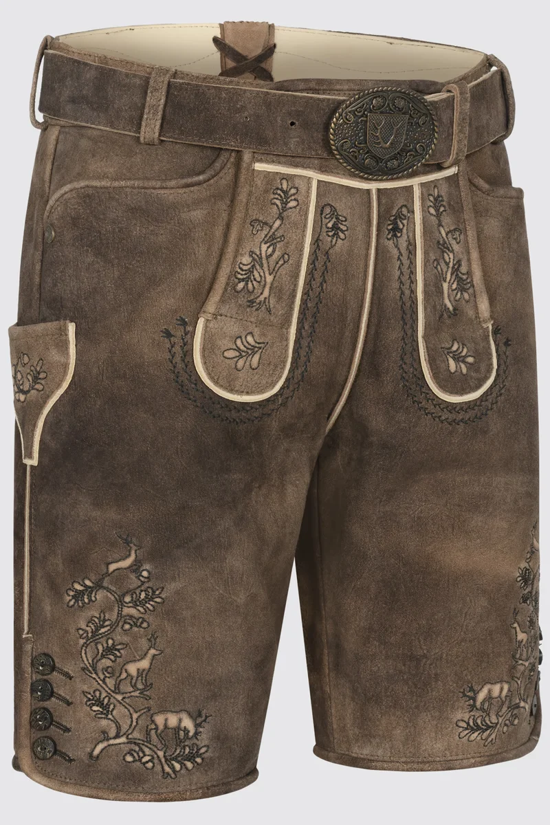 Kruger Men's Lederhosen "Mischa" brown