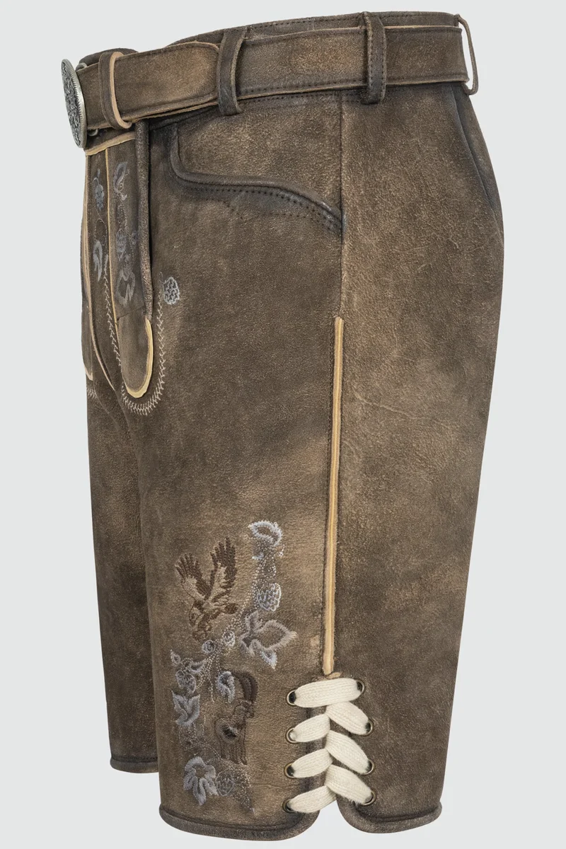 Kruger Men's Lederhosen "Ulli" brown/tan