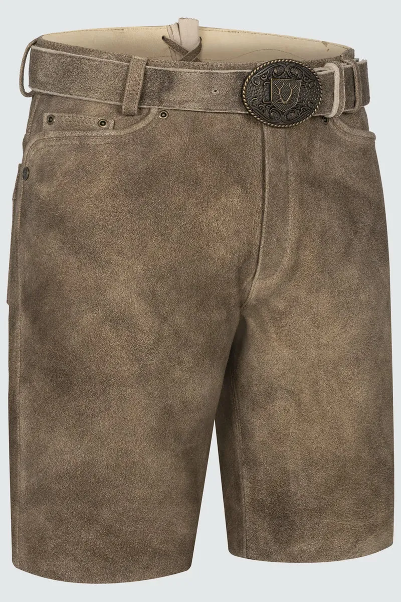Kruger Men's Lederhosen "Toro" brown
