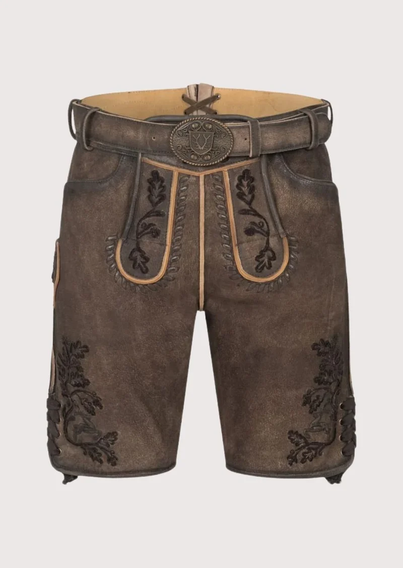 Men’s Weathered Oak Lederhosen