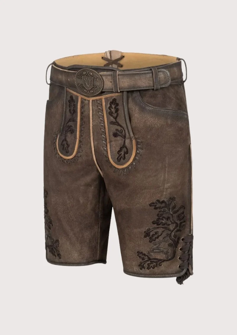 Men’s Weathered Oak Lederhosen