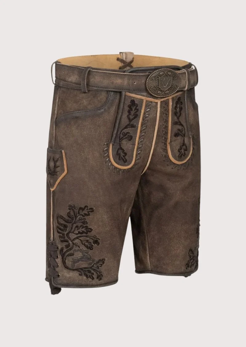 Men’s Weathered Oak Lederhosen