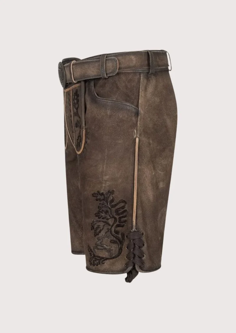 Men’s Weathered Oak Lederhosen