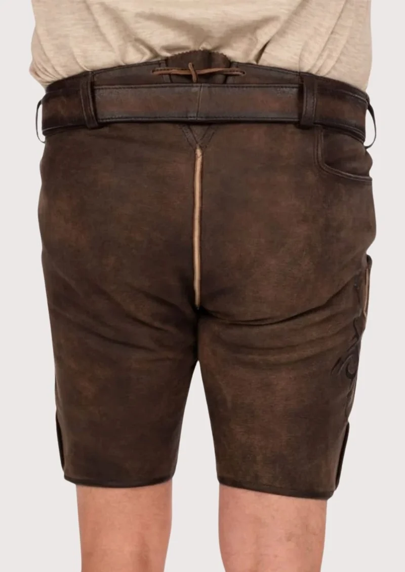 Men's Bavarian Night Hunt Lederhosen Shorts