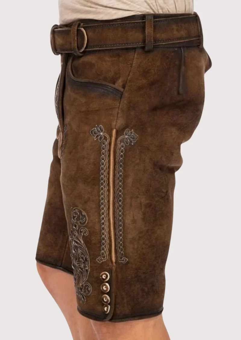 Mens Classic Hunt Brown Lederhosen