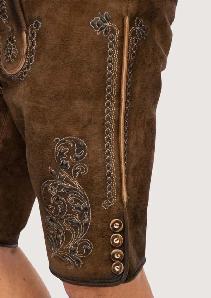 Mens Classic Hunt Brown Lederhosen