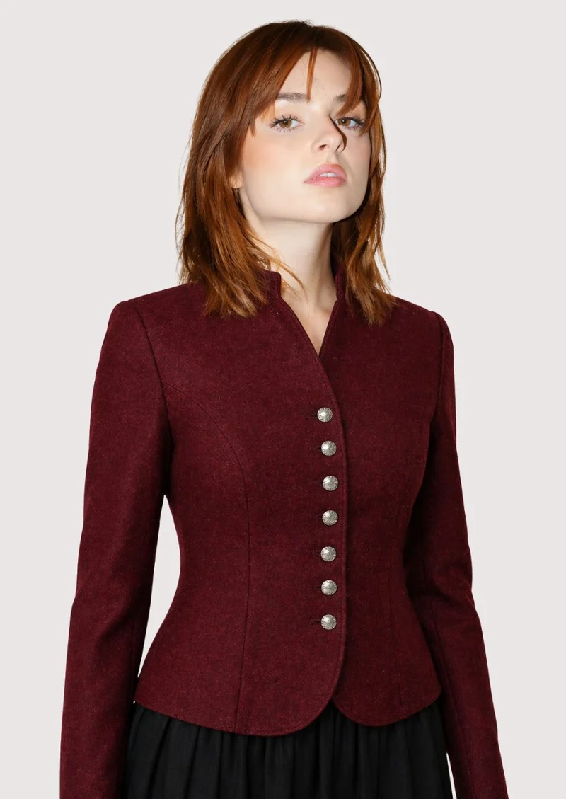 Womens Red Trachten Jacket