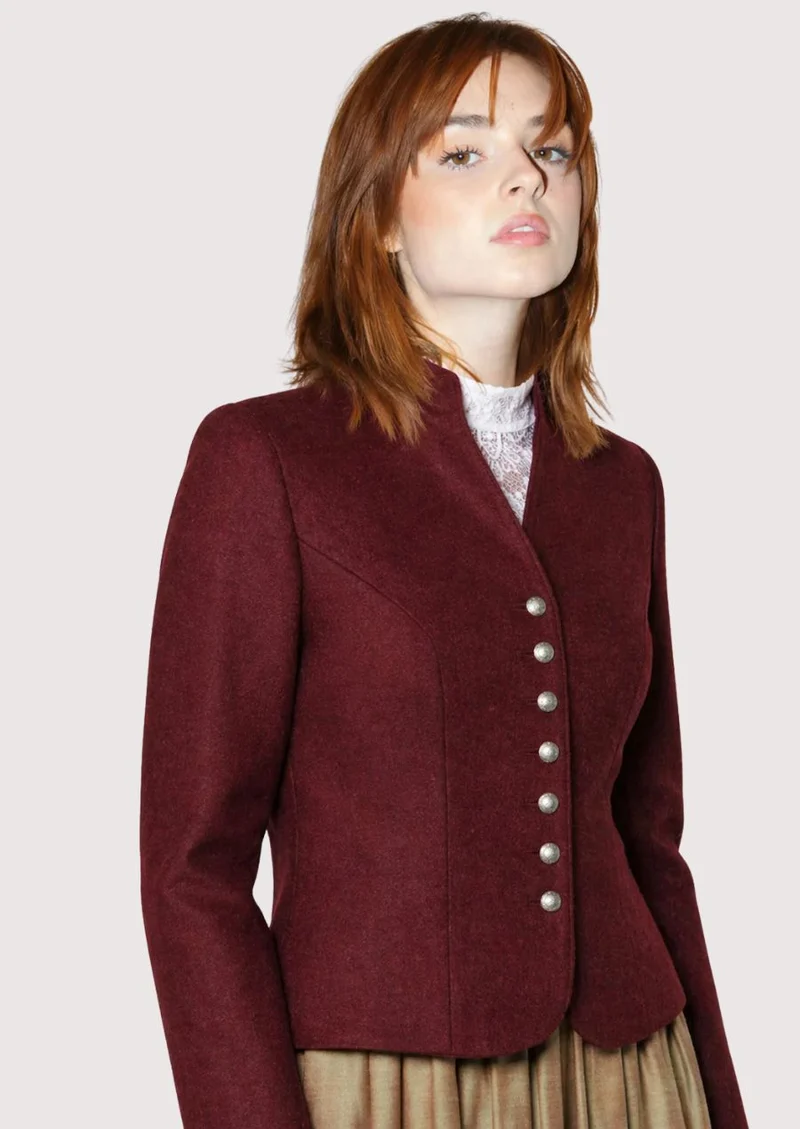 Womens Red Trachten Jacket