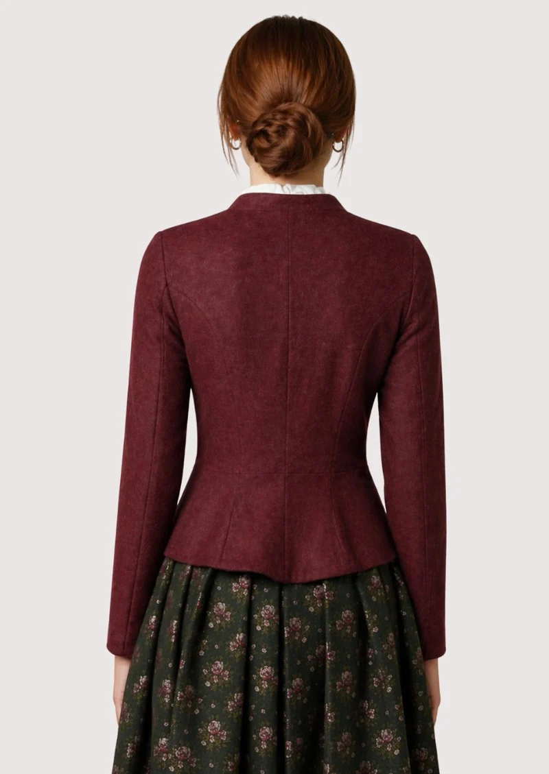 Womens Red Trachten Jacket