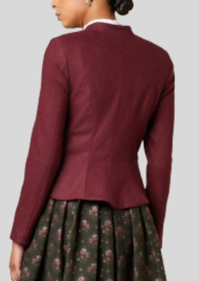 Womens Red Trachten Jacket