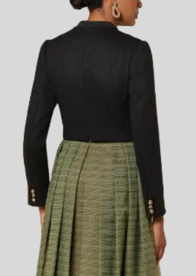 Womens Black Trachten Jacket Fit
