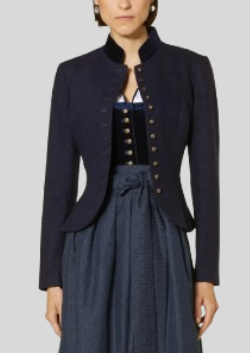 Womens Navy Tailored Jacket Style