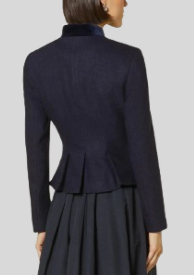 Womens Navy Tailored Jacket Style