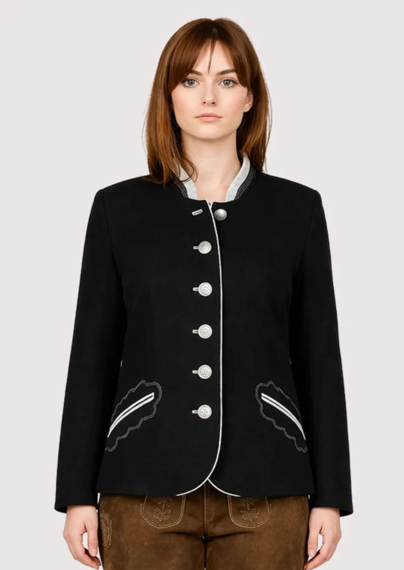 Women’s Black Trachten Jacket