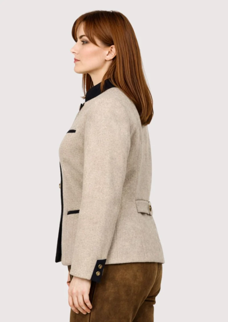 Women’s Beige Trachten Jacket Outfit