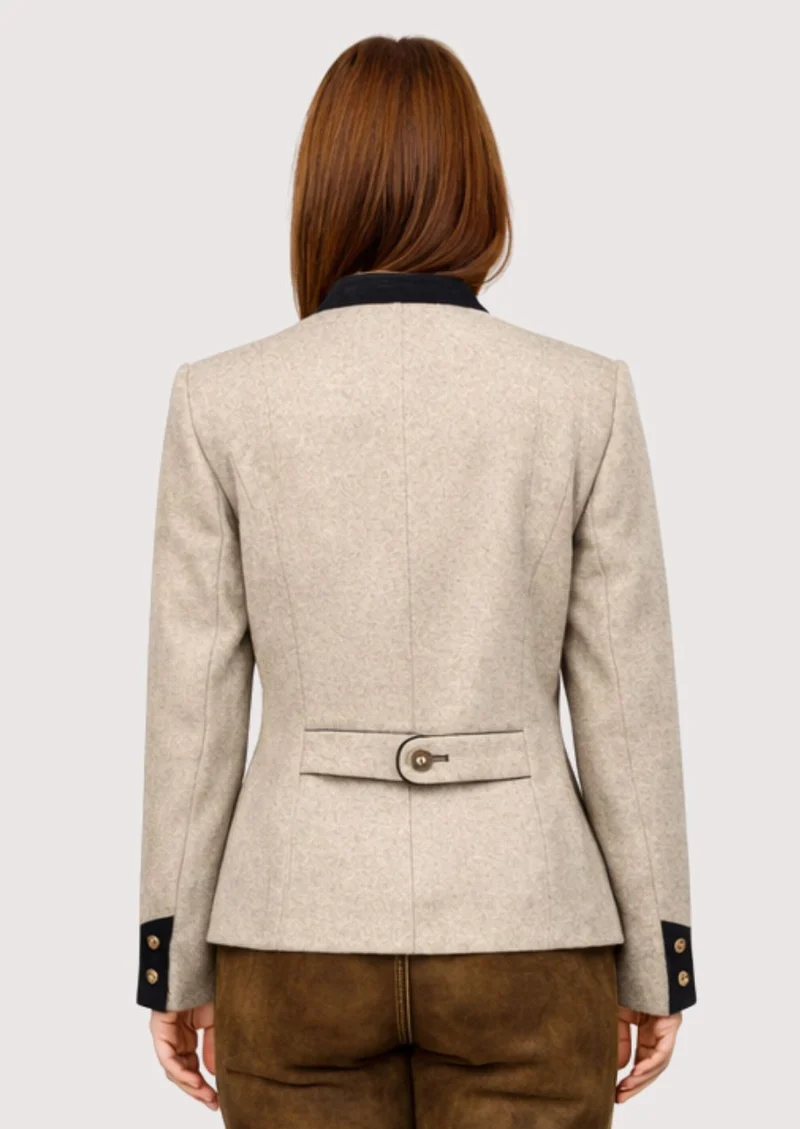 Women’s Beige Trachten Jacket Outfit