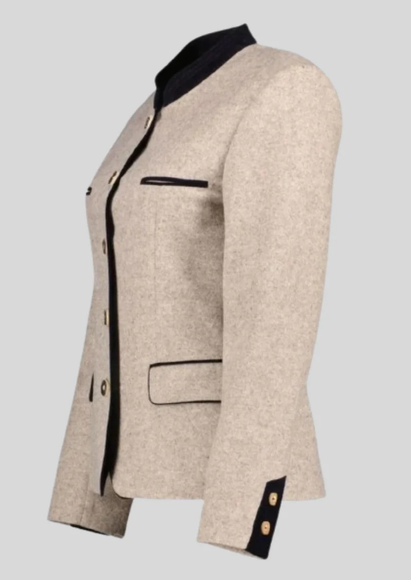 Women’s Beige Trachten Jacket Outfit