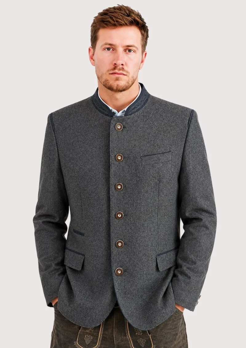 Mens Classic Grey Alpine Jacket