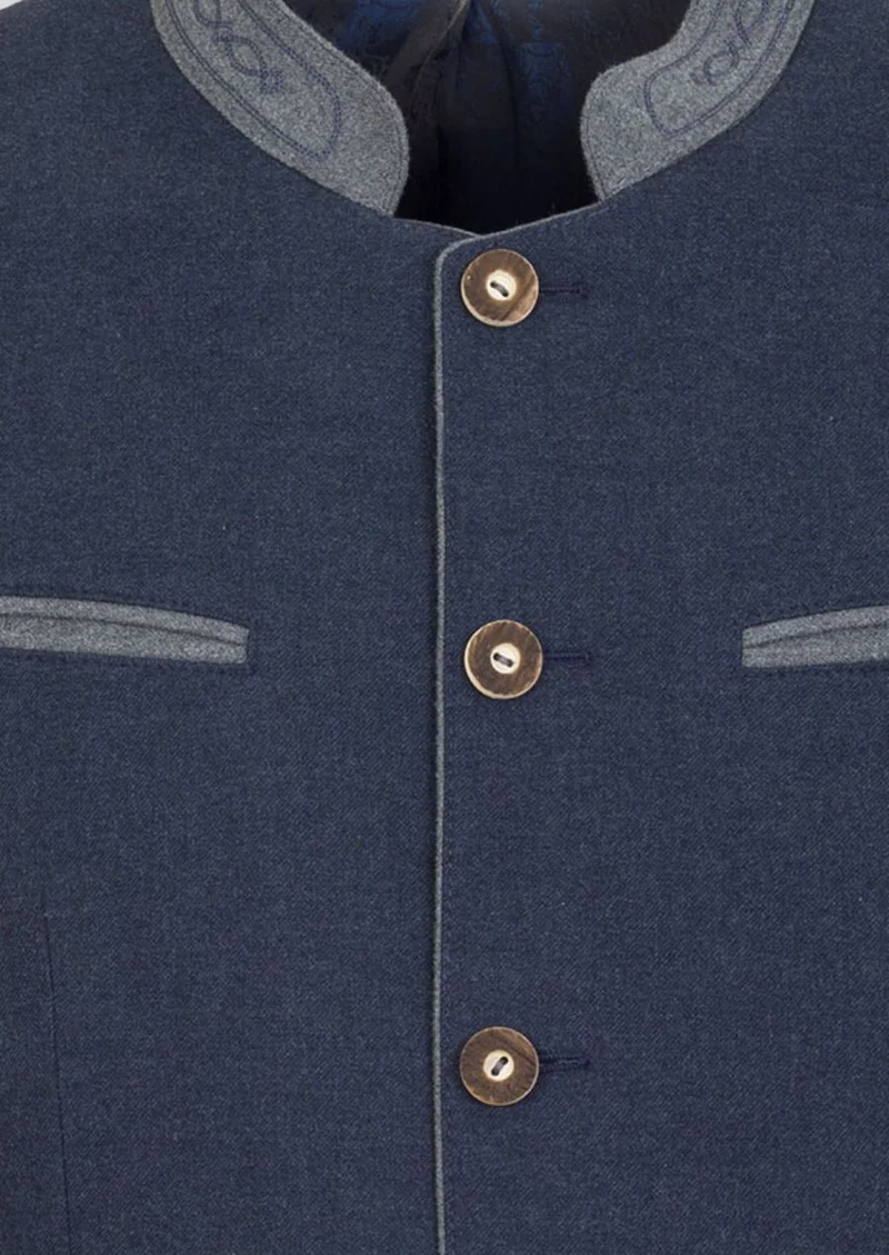 Mens Classic Navy Trachten Jacket