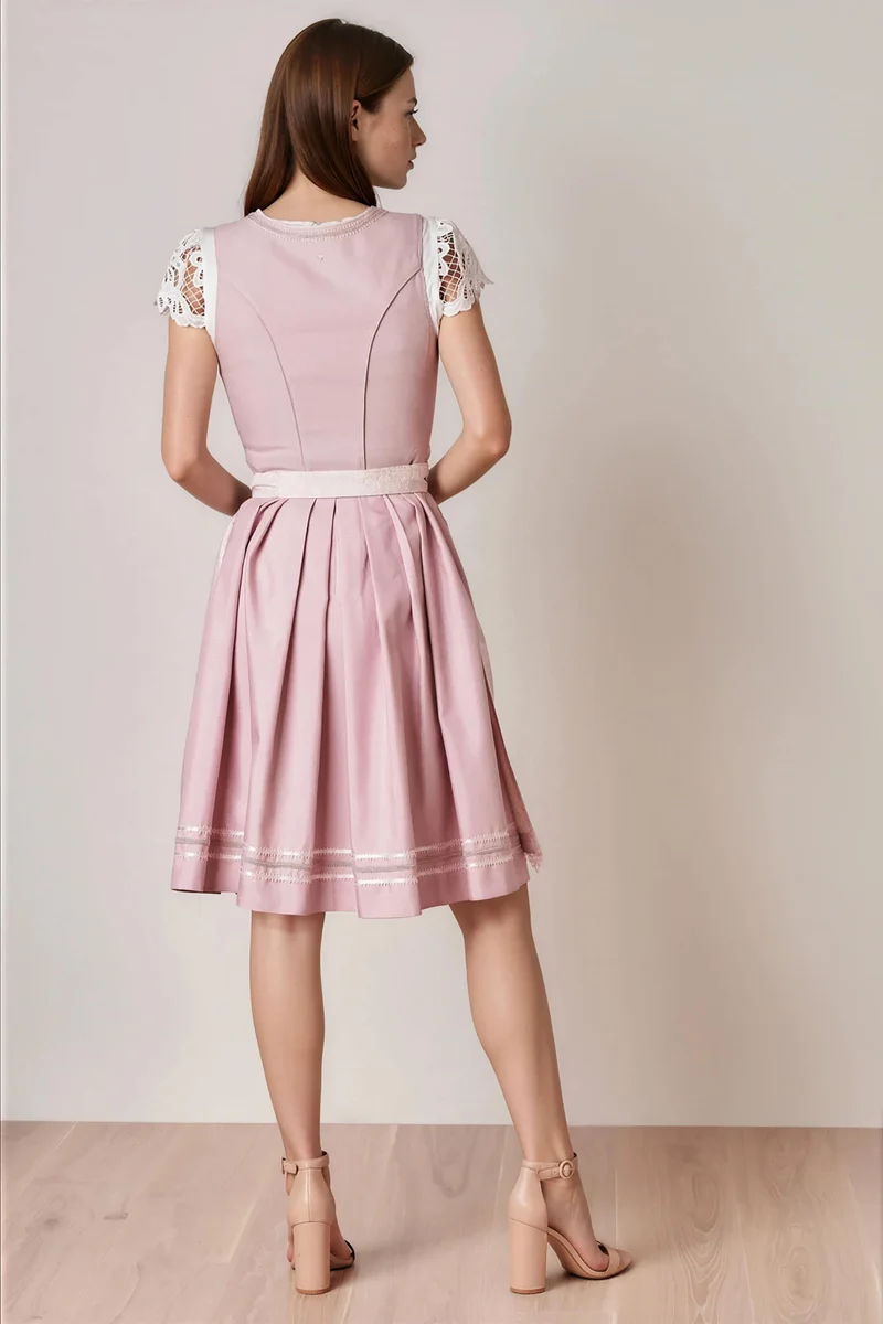 Julia Trentini Ophelia Midi Dirndl, Rose — 60cm