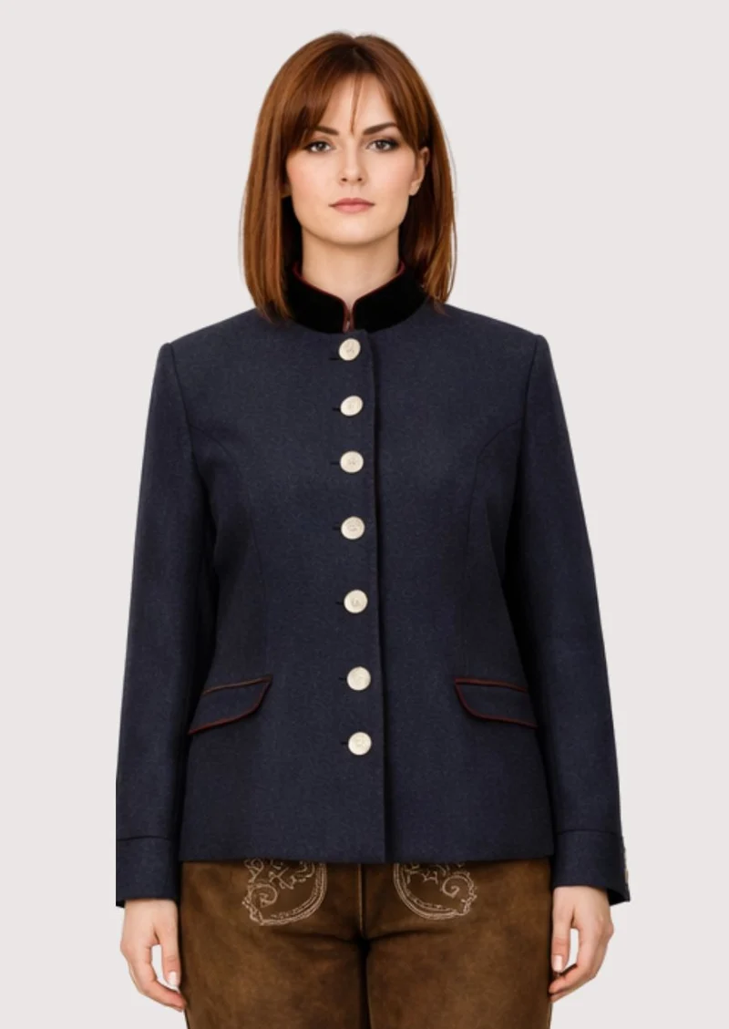 Women’s Navy Trachten Jacket Outfit