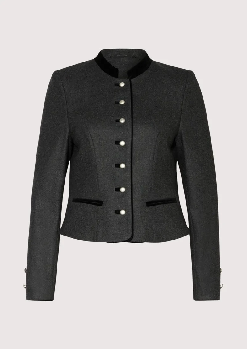 Womens Elegant Black Trachten