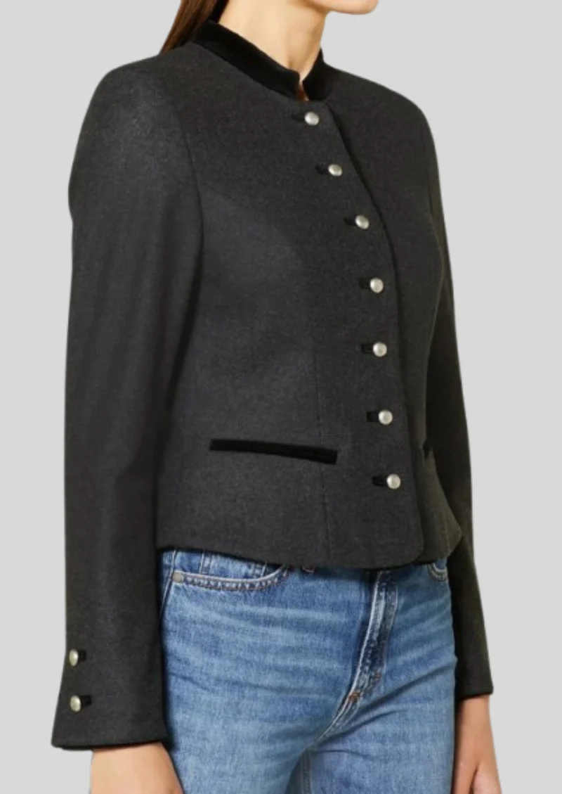 Womens Elegant Black Trachten