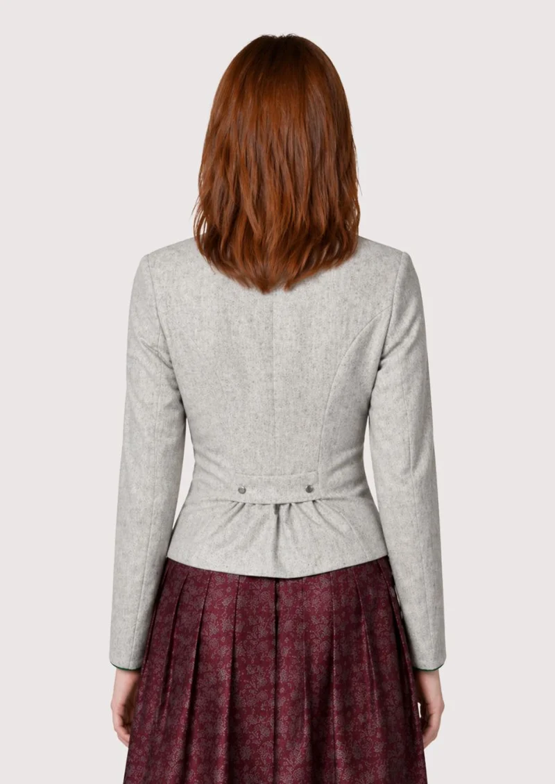 Womens Light Grey Trachten Jacket