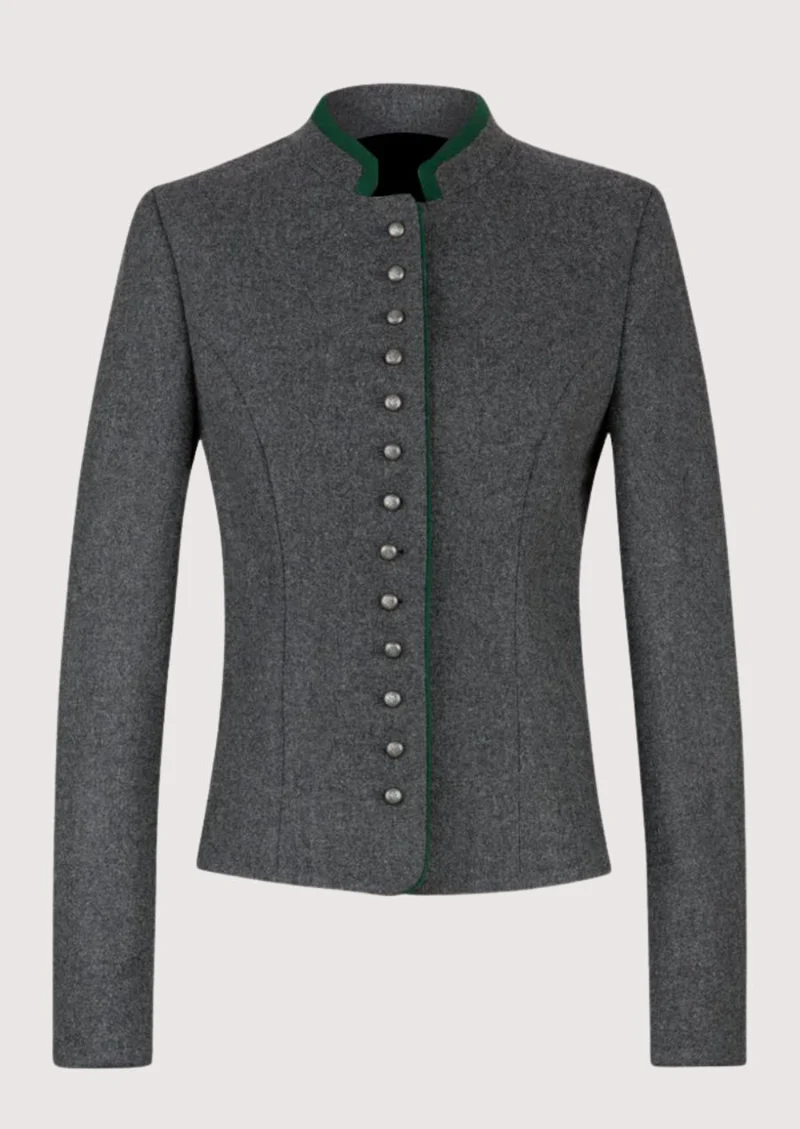 Womens Grey Trachten Jacket