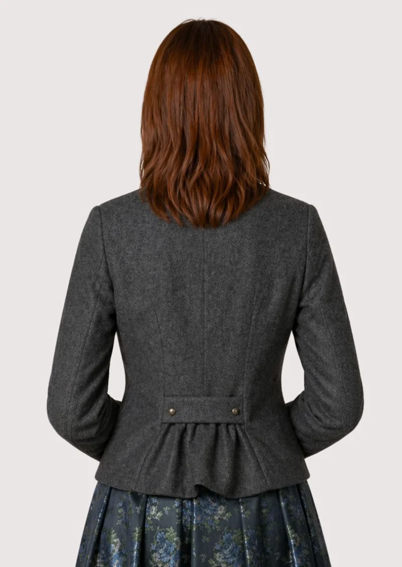 Womens Grey Trachten Jacket