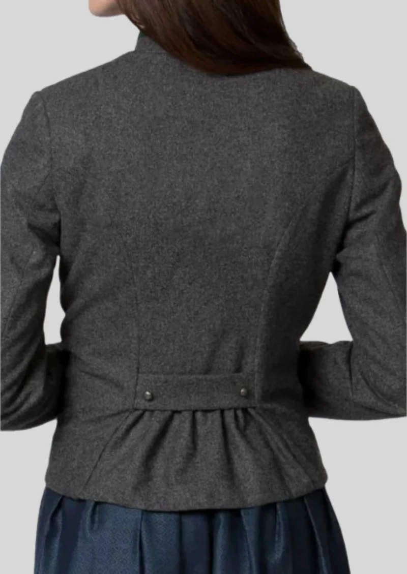 Womens Grey Trachten Jacket