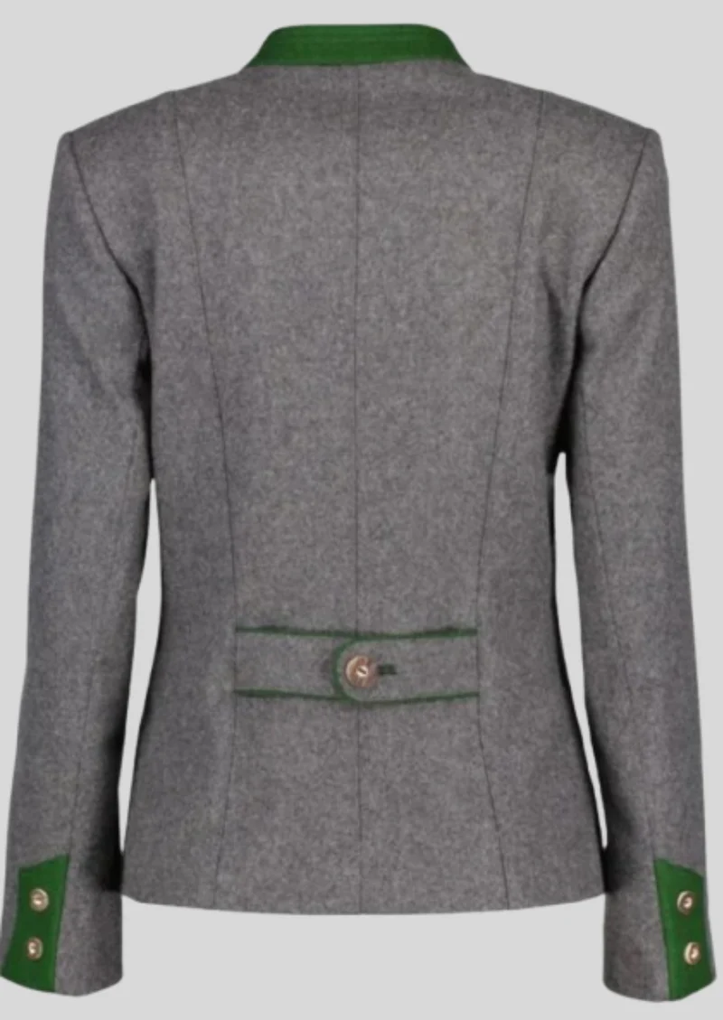Women’s Grey Green Trachten Jacket