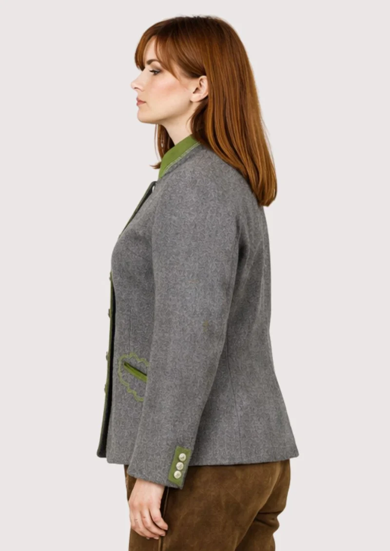 Women’s Trachten Grey Green Jacket