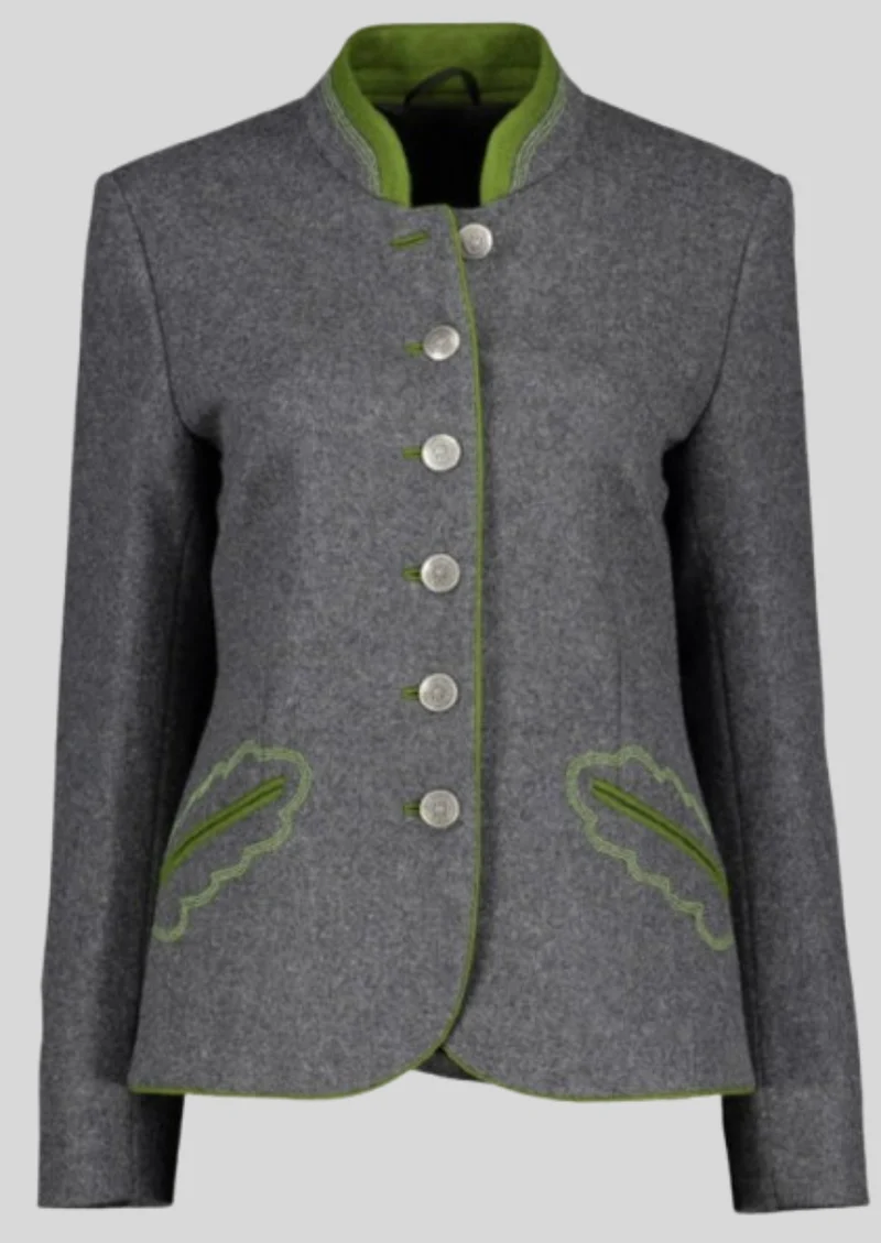 Women’s Trachten Grey Green Jacket