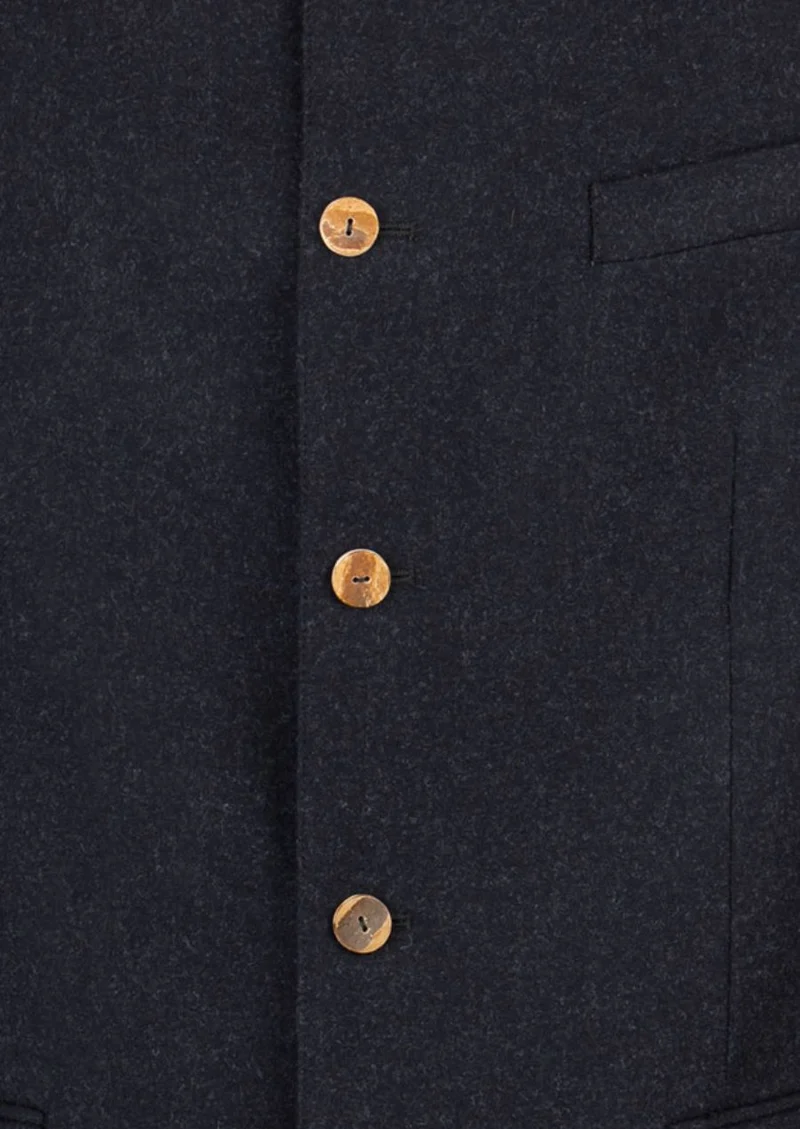 Mens Dark Navy Trachten Jacket Fit