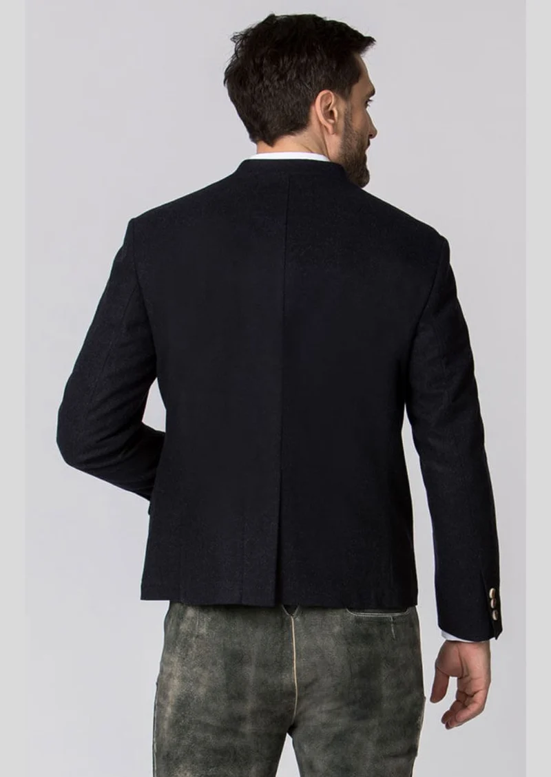 Mens Dark Navy Trachten Jacket Fit