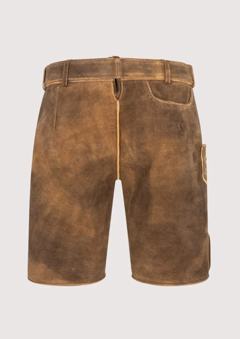 Mens Golden Oak Alpine Lederhosen