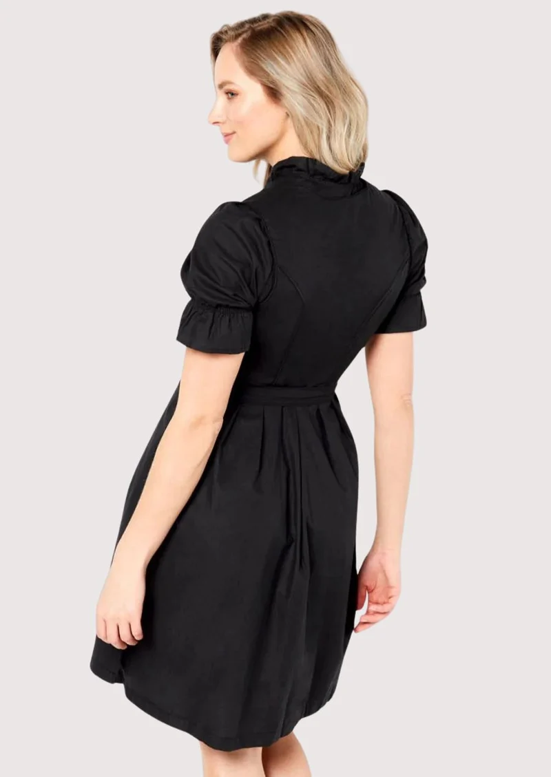 Women’s Elegant Black Dirndl Dress