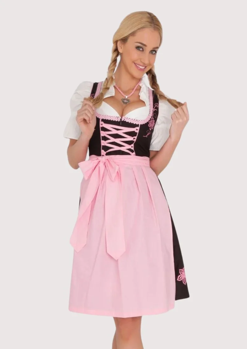 Women’s Blush Pink Dirndl Outfit