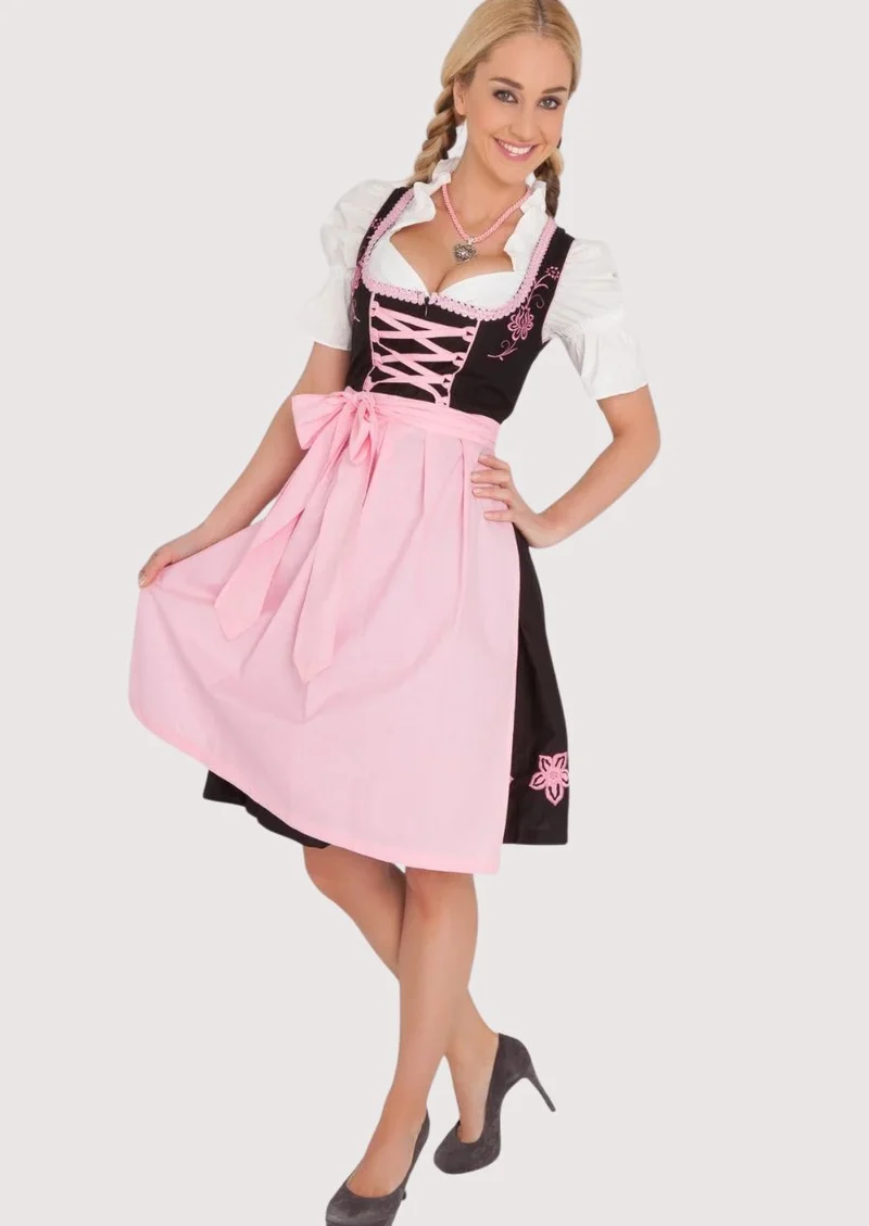 Women’s Blush Pink Dirndl Outfit