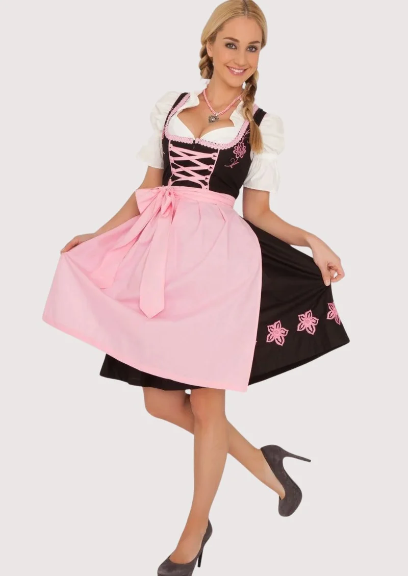 Women’s Blush Pink Dirndl Outfit