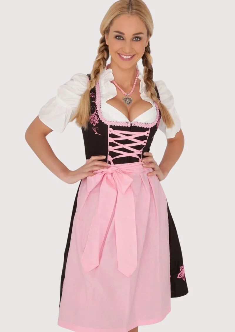 Women’s Blush Pink Dirndl Outfit