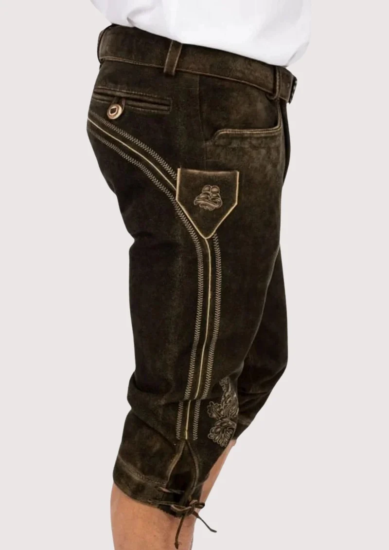 Mens Alpine Forest Brown Bundhosen