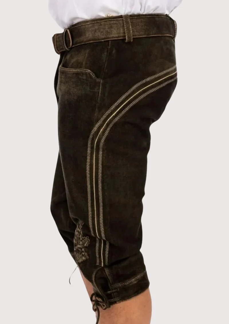 Mens Alpine Forest Brown Bundhosen