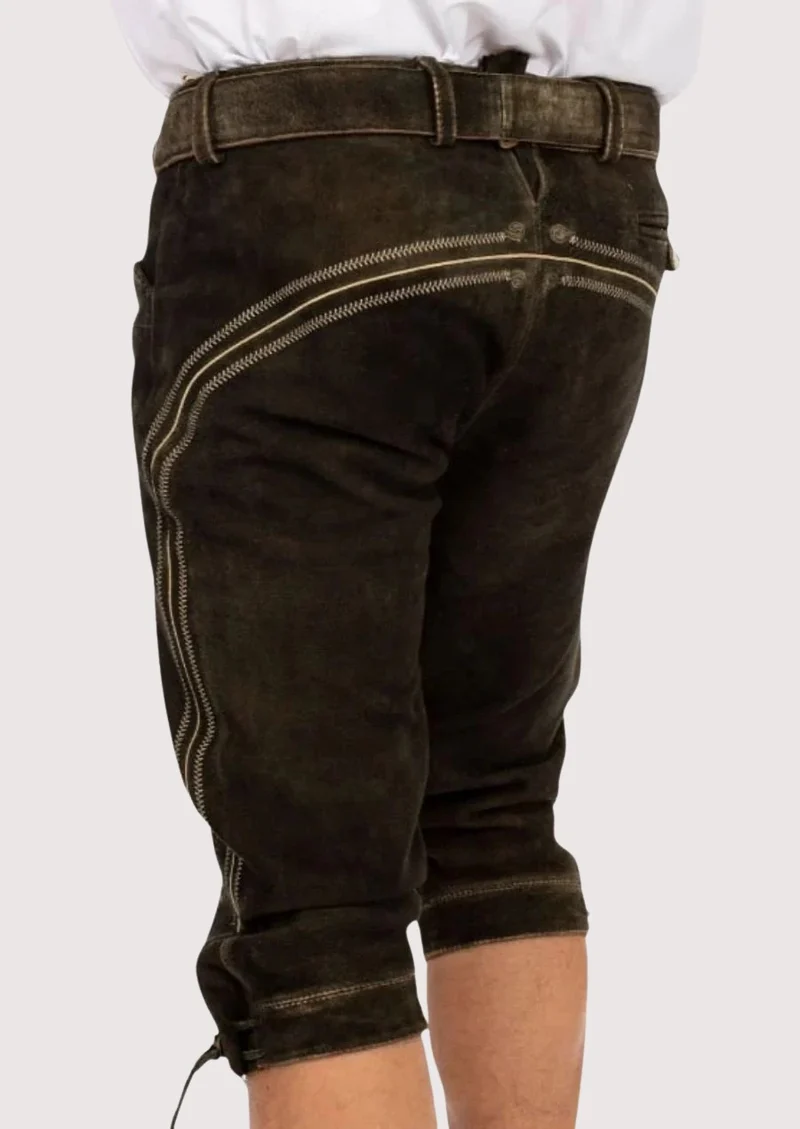 Mens Alpine Forest Brown Bundhosen