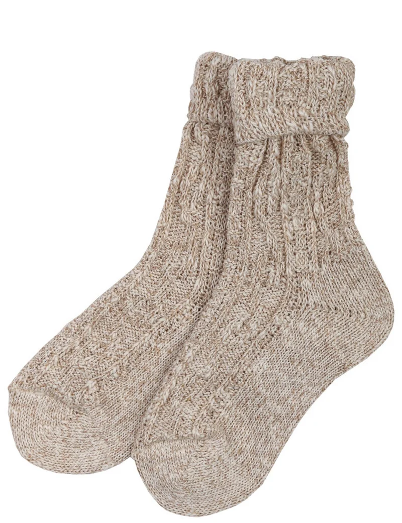 Kinder Trachten Socken zur Lederhose 35648 | Braun Meliert