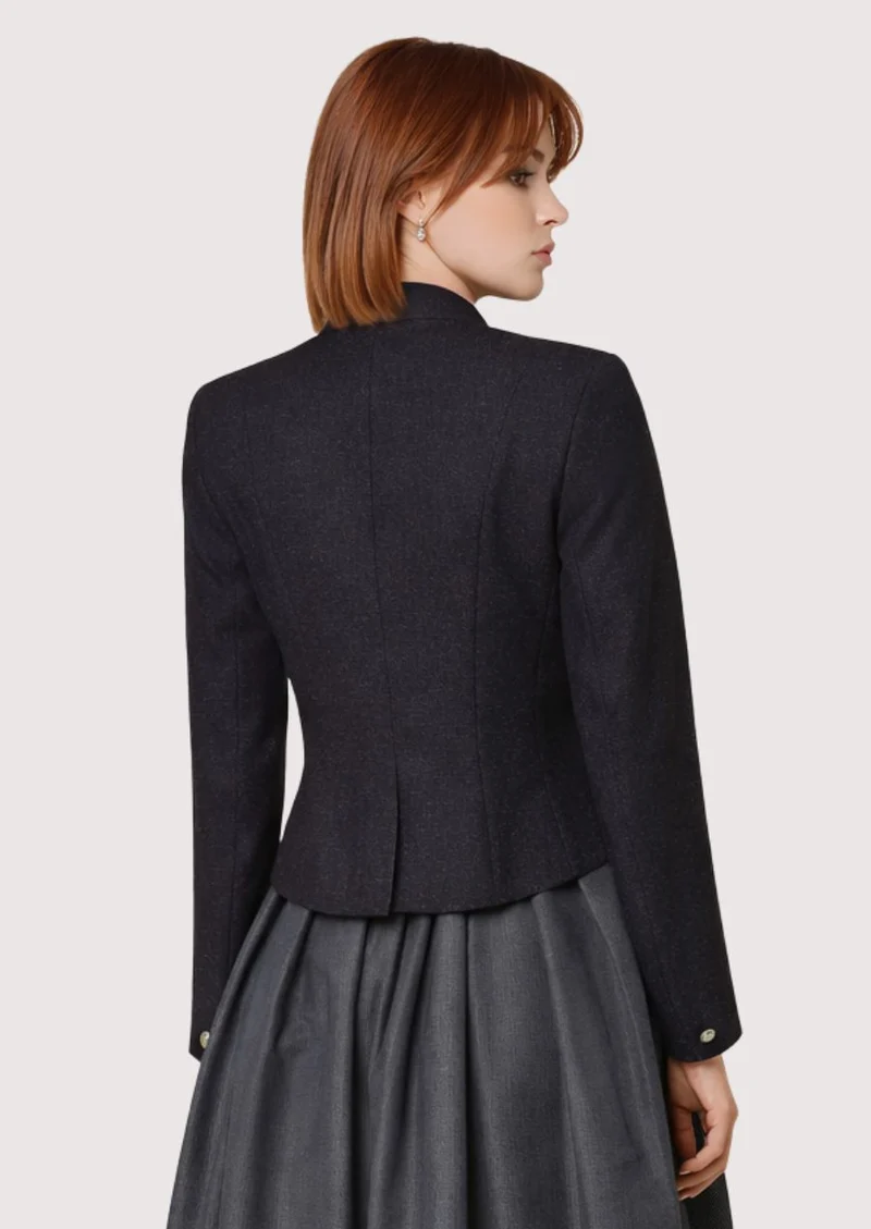 Womens Dark Grey Trachten Jacket