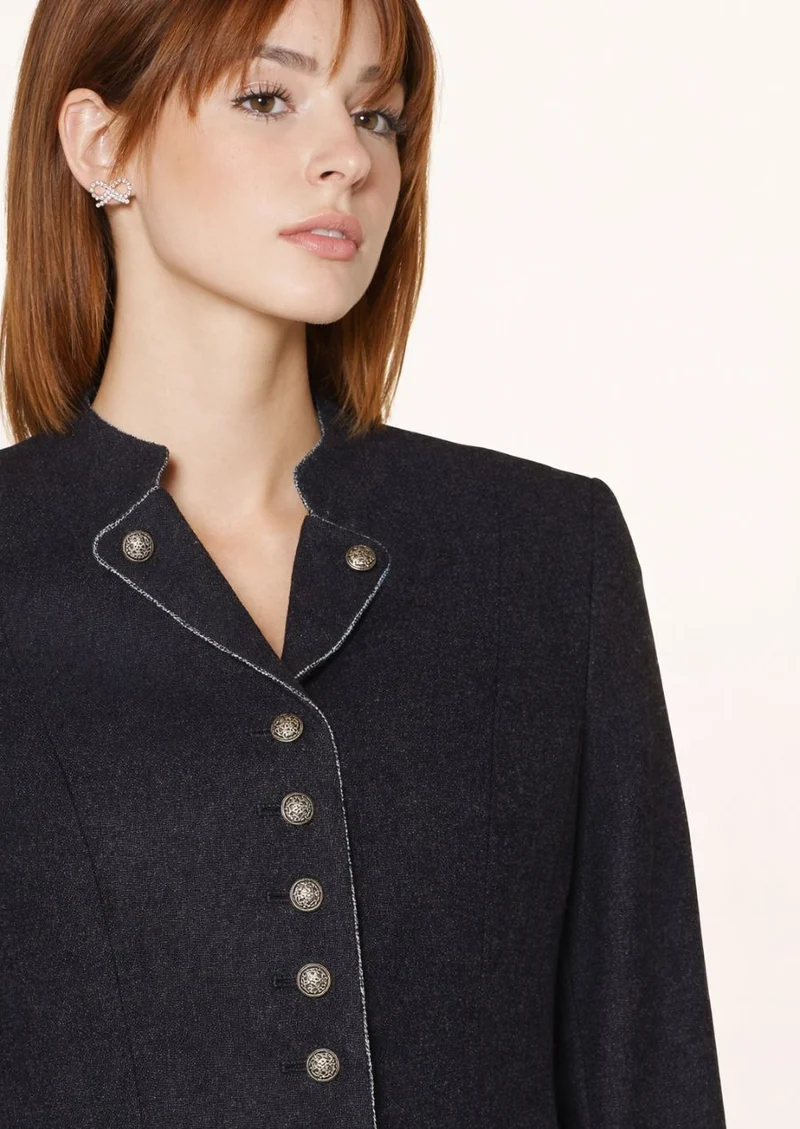 Womens Dark Grey Trachten Jacket