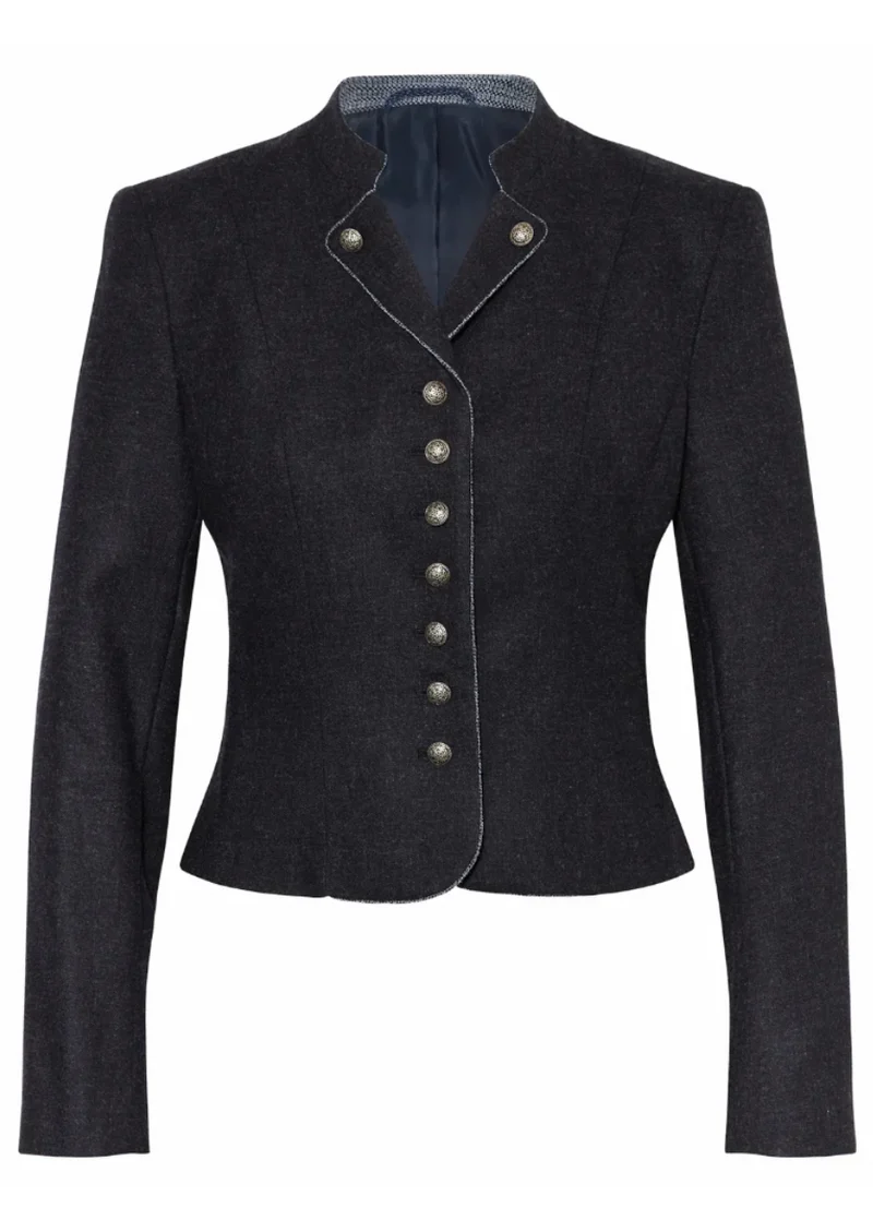 Womens Dark Grey Trachten Jacket